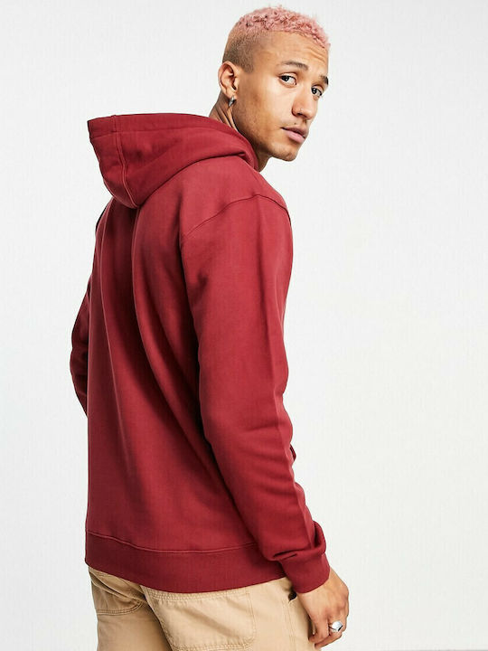 Classic II Sweatshirt with Hood Burgundy