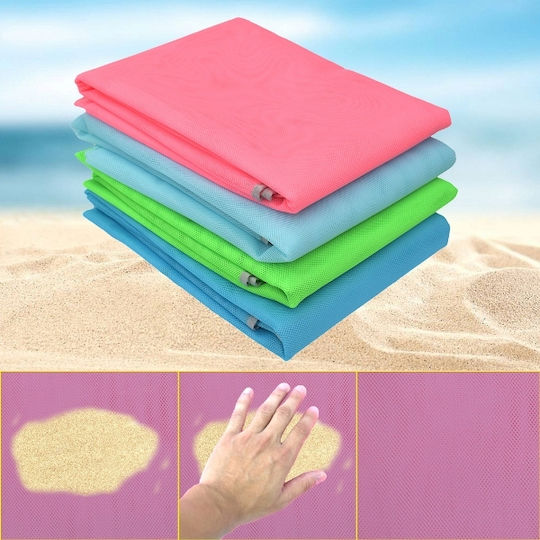 Strandmatte der den Sand nicht hält 200x150cm (Verschiedene Farben)