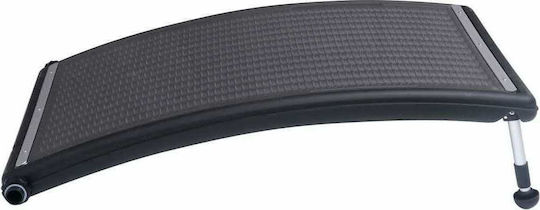 vidaXL Panou de Încălzire pentru Piscină din Aluminiu 110x65 cm Negru 2 buc