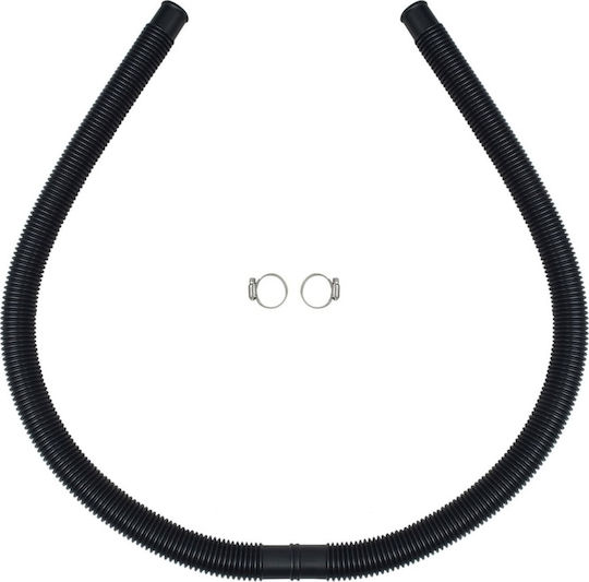 vidaXL Panou de Încălzire pentru Piscină din Aluminiu 110x65 cm Negru 2 buc