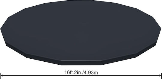 Bestway Sun Protective Round Pool Cover Flowclear Diameter 488cm 1pcs
