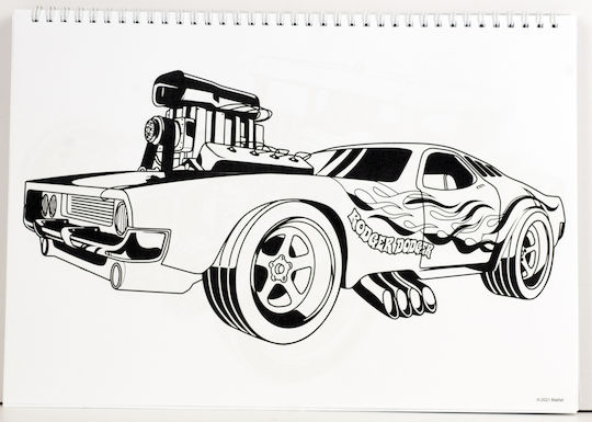Gim Drawing Pad Hotwheels Twinmill Twinmill 1pcs