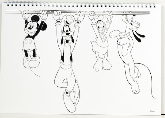 Gim Drawing Pad Mickey 1pcs