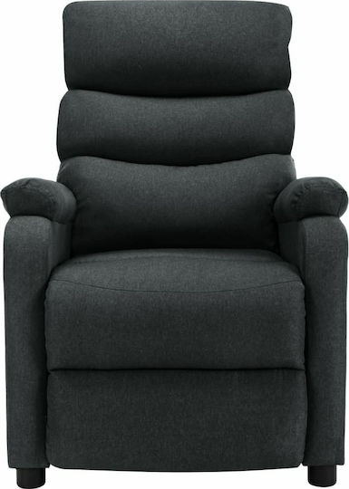 Relaxsessel Friseurwaschbecken mit Fußhocker Dark Grey 72x96x98cm