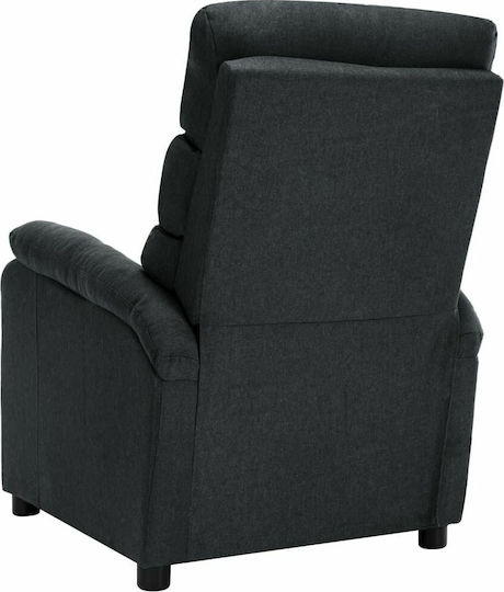 Relaxsessel Friseurwaschbecken mit Fußhocker Dark Grey 72x96x98cm