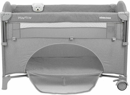Kikka Boo Milky Way 2020 Playpen 2 Levels with Mattress Gray 125x65cm