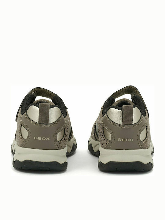 Calco Kids Sneakers Anatomic with Scratch Brown