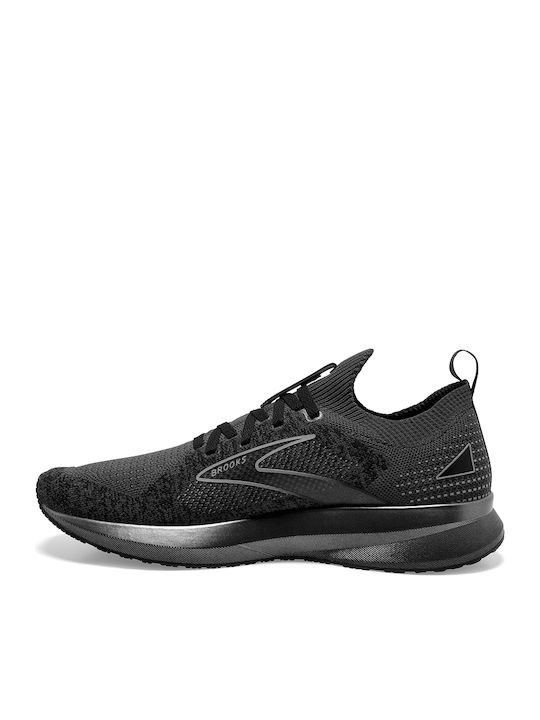 Brooks Levitate StealthFit 5 Ανδρικά Αθλητικά Παπούτσια Running Μαύρα