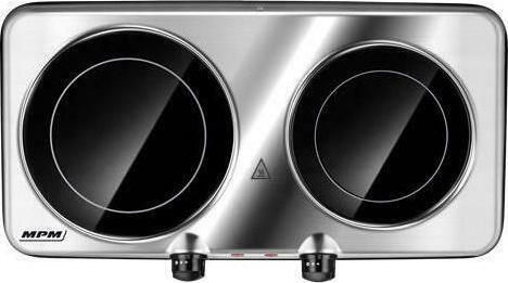 MPM Countertop Burner Keramik Double Inox