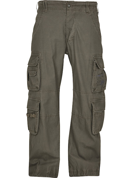 Παντελόνι Cargo σε Loose Εφαρμογή Olive