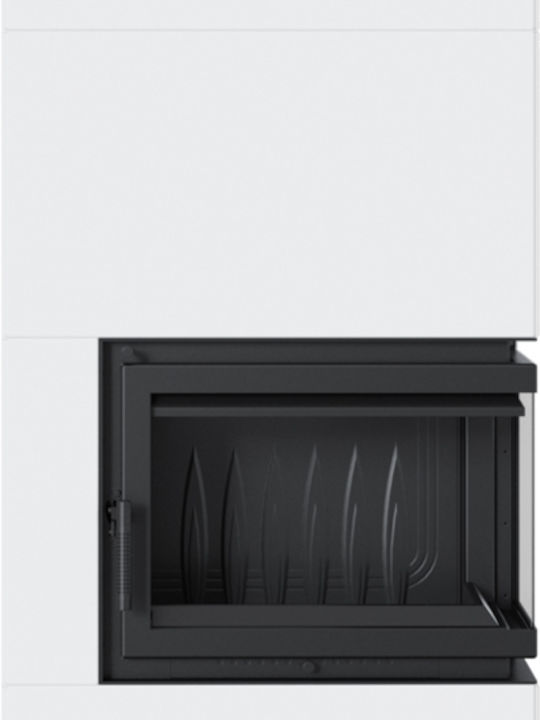 Kratki Simple Box P S Ενεργειακό Τζάκι Ξύλου 8kW Δεξιά Γωνία με Ανοιγόμενη Πόρτα Bianco Kratki Simple Box P S Ενεργειακό Τζάκι Ξύλου 8kW Δεξιά Γωνία με Ανοιγόμενη Πόρτα Bianco