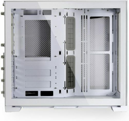 Lian Li O11 Dynamic Mini Gaming Middle Tower Carcasă Calculator cu Fereastră Laterală Albă ca Zăpada