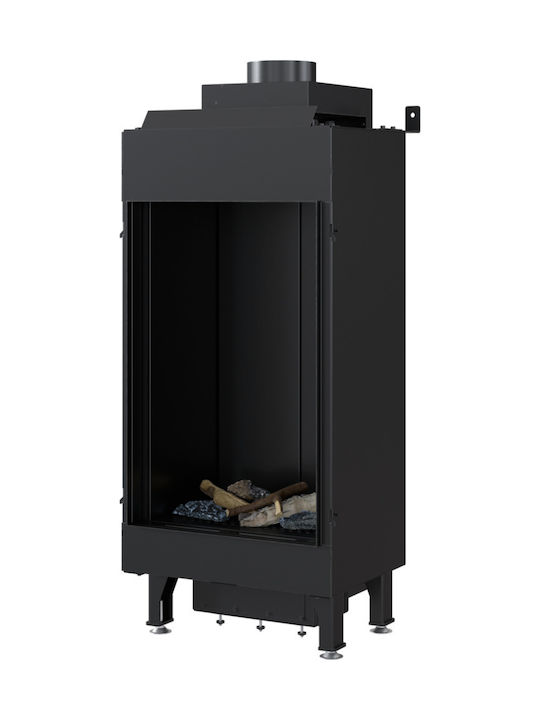 Kratki Leo 45 68 G20 Ενεργειακό Τζάκι Αερίου 5.8kW Ίσιο με Σταθερή Πόρτα