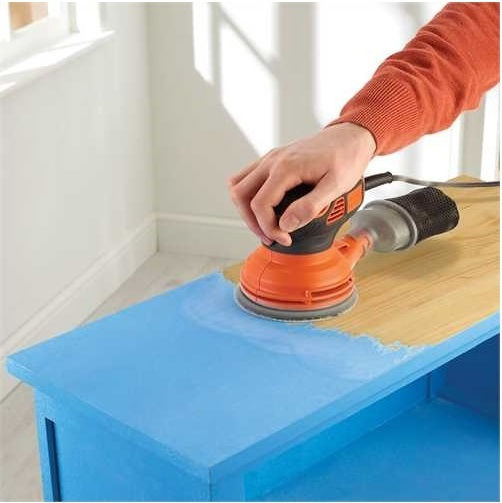 Black & Decker KA199 Έκκεντρο Τριβείο 125mm Ρεύματος 240W με Σύστημα Αναρρόφησης