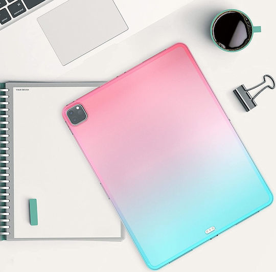 KWmobile Back Cover Pink / Blue (iPad Pro 2021 12.9")
