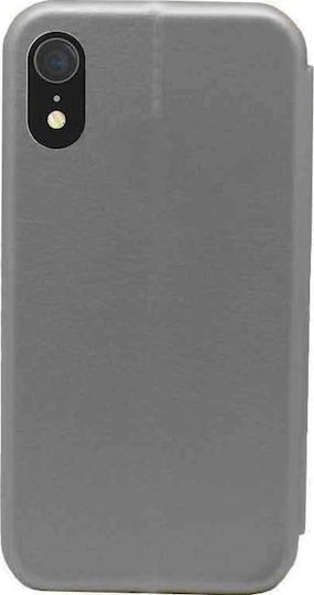 Versa Element Book Δερματίνης Γκρι (iPhone XR)