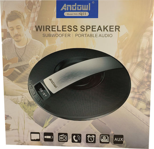 Andowl Q21 Ηχείο Bluetooth με Ραδιόφωνο Μαύρο