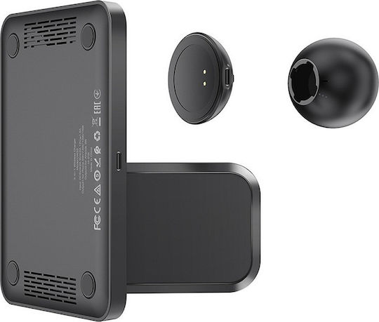 Hoco Kabelloses Ladegerät (Qi Pad) 15W Schwarzs (CW33)