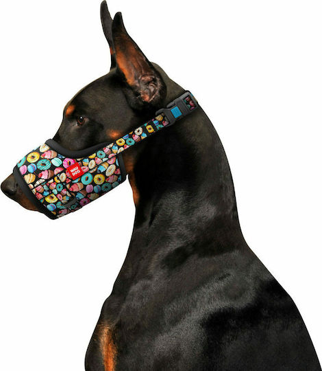 WauDog Extreme Donuts Dog Muzzle Dog Muzzle with Elastic Fabric No.3 25-34cm 5386