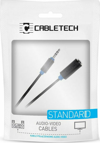 Cabletech 3.5mm Male To 3.5mm Female Audio Cable Black 3m DM-3951-3