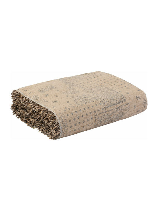 Das Home 0178 Sofa Throw Chenille 180x250cm Salmon