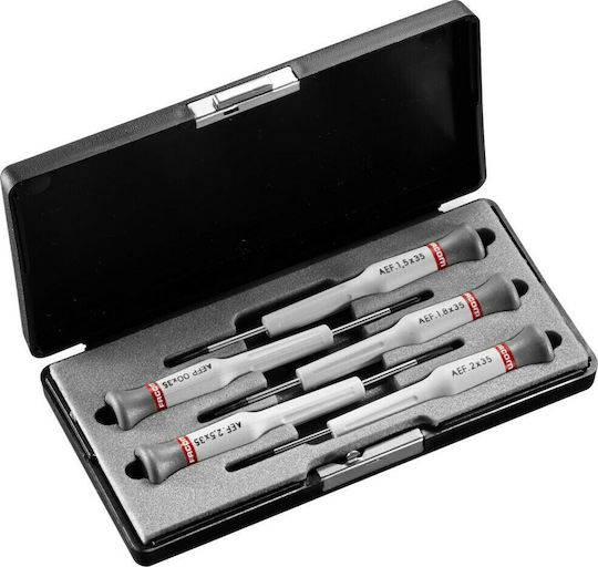 Facom Set Precision Screwdrivers with 5 Interchangeable Tips