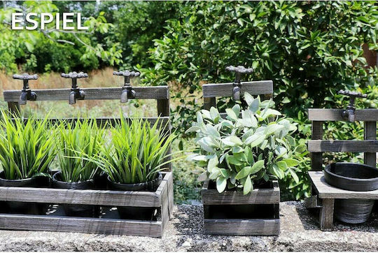 Espiel Plant Pot Wooden Gray