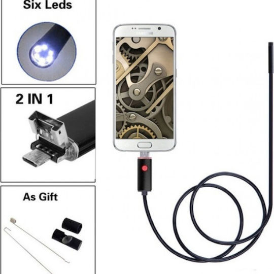 Endoscope Camera 640x480 pixels for Mobile with 5m Cable