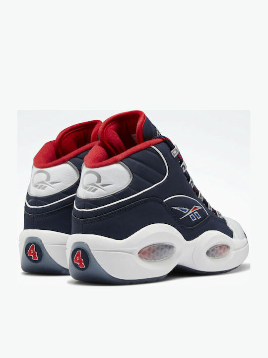 Question Mid Мъжки Чънки Маратонки Vector Navy / Cloud White / Vector Red