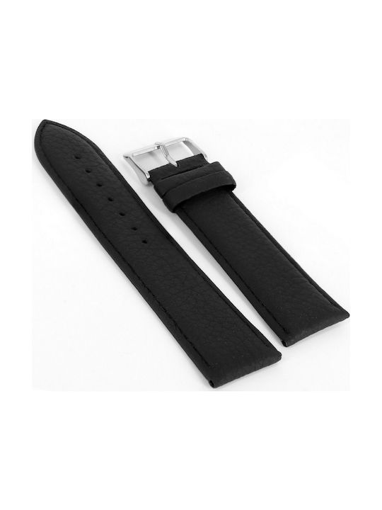 Tzevelion ART983F Leather Strap Black 24mm