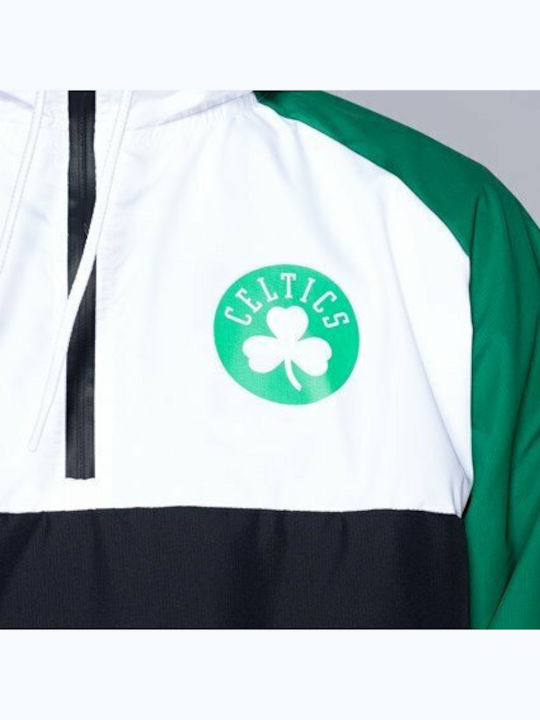 Boston Celtics Winter Jacke Winddicht Schwarz