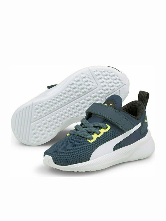 Flyer Runner V Kids Sports Shoes Running with Hoop & Loop Closure Blue