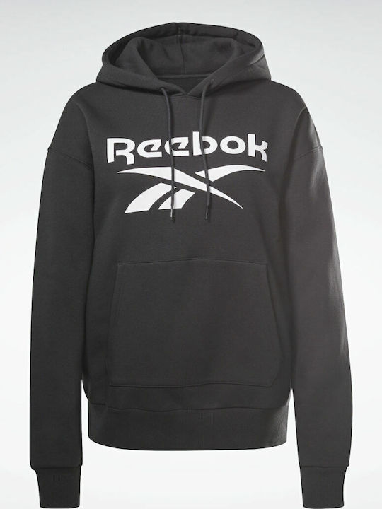 Identity Lang Damen Sweatshirt Kapuzen Schwarz
