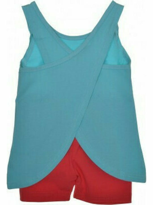 Nek Kids Wear Kids Set with Shorts Summer 2pcs Turquoise