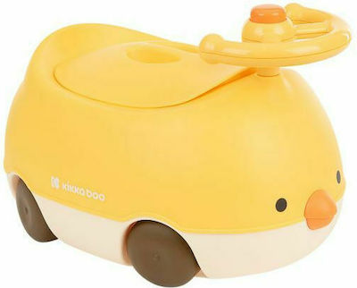 Kikka Boo Potty with Steering Wheel Chick with Lid Yellow up to 7kg