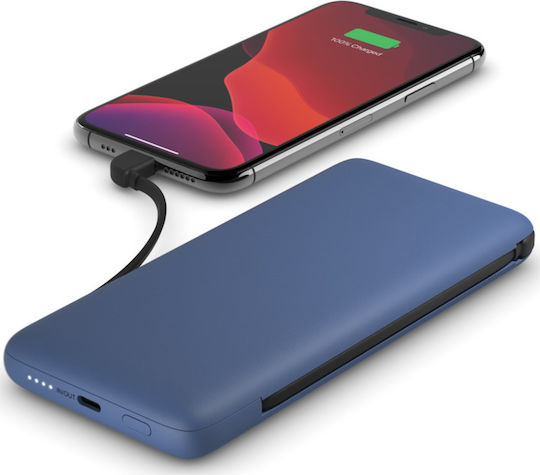 Belkin Boost Charge Plus Power Bank 10000mAh 18W με Θύρα USB-C Μπλε