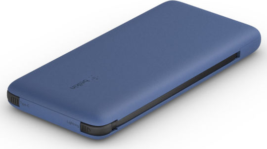 Belkin Boost Charge Plus Power Bank 10000mAh 18W με Θύρα USB-C Μπλε