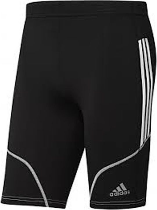 adidas Response Ανδρικό Αθλητικό Κολάν Κοντό Μαύρο