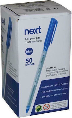 Next Διαρκείας 30200-03 Pen Gel 1mm with Blue Ink 50pcs