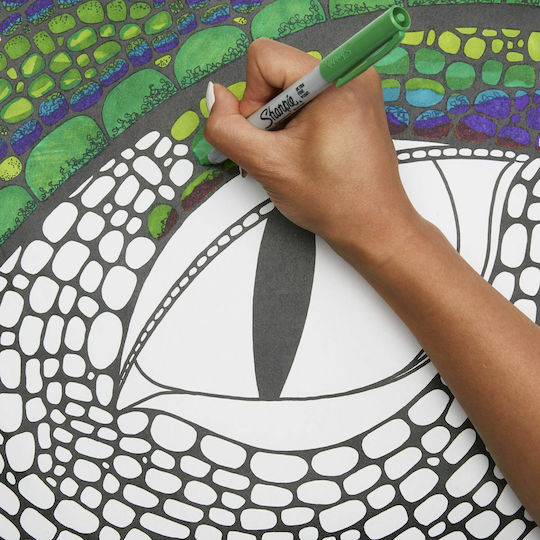 Sharpie Ultra Fine Permanent Маркери за рисуване 0.5мм Комплект 12бр