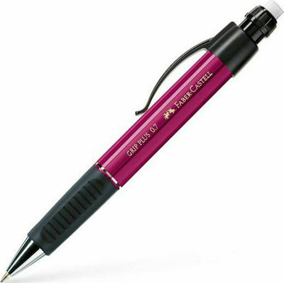 Faber-Castell Plus Mechanischer Bleistift 0.7mm mit Radiergummi Fuchsie