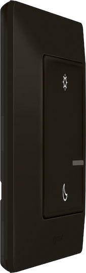 Legrand Valena Life 89 Wall-mounted Electrical Wall Switch One-Way with Frame Black