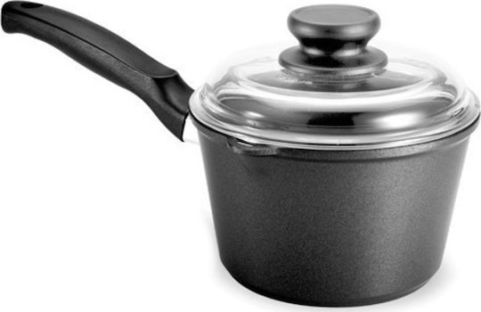 Risoli Black Plus Κατσαρολάκι Γάλακτος από Χυτό Αλουμίνιο 1.5lt / 16cm