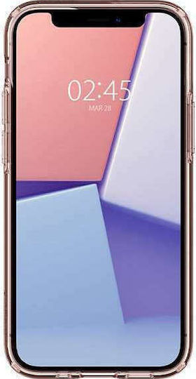 Spigen Crystal Flex Umschlag Rückseite Silikon Rosa (iPhone 12 mini)