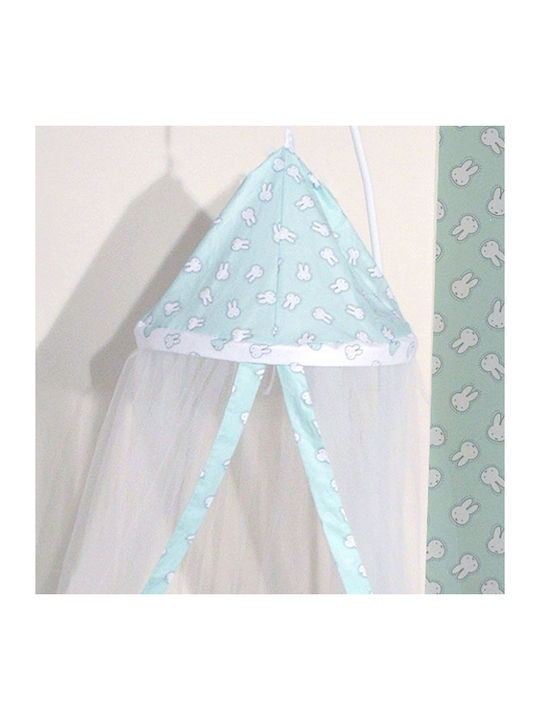 Miffy Tulle Baby Crib Mosquito Net 550x180cm Green