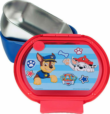 Gim Paw Patrol Kids Lunch Stainless Steel Box 0.68lt Blue L16.5xW15xH6.5cm