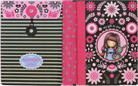 Santoro My Gift To You Kinder Schreibwarenset mit Radiergummi, Notizbuch und Lineal
