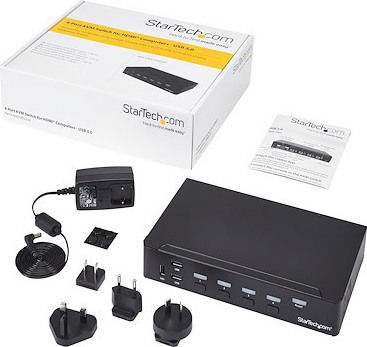 StarTech 4-Port HDMI KVM Switch - USB 3.0 - 1080p