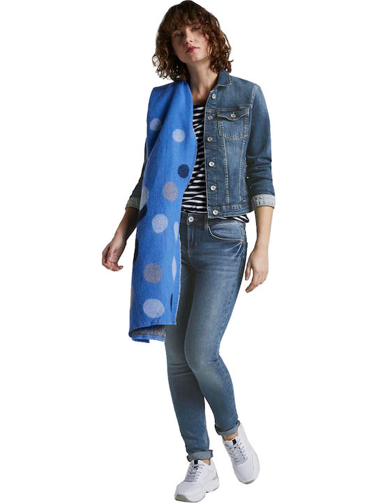 Scurtă Jachetă de femei din denim Piatră întunecată folosită