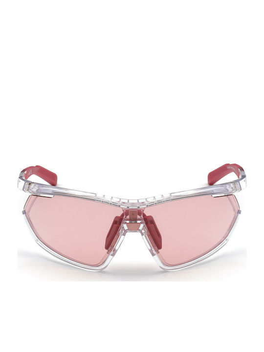 Adidas Women's Sunglasses with Transparent Acetate Frame SP0002/S 27A